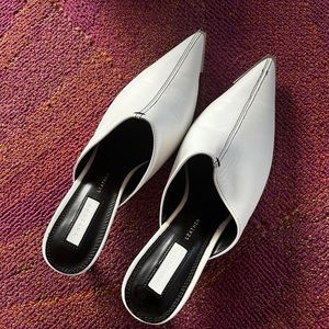 Western white mules from Topshop.